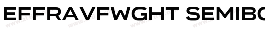 EffraVFWght SemiBold字体转换